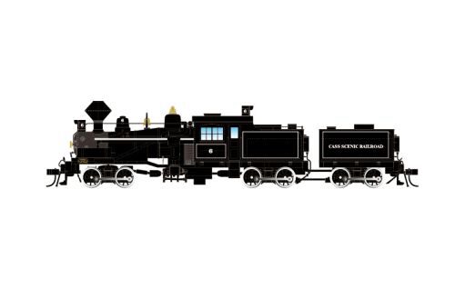 Rivarossi HR2949S Cass Scenic Railroad 6 3-truck Heisler Dampflokomotive DCS